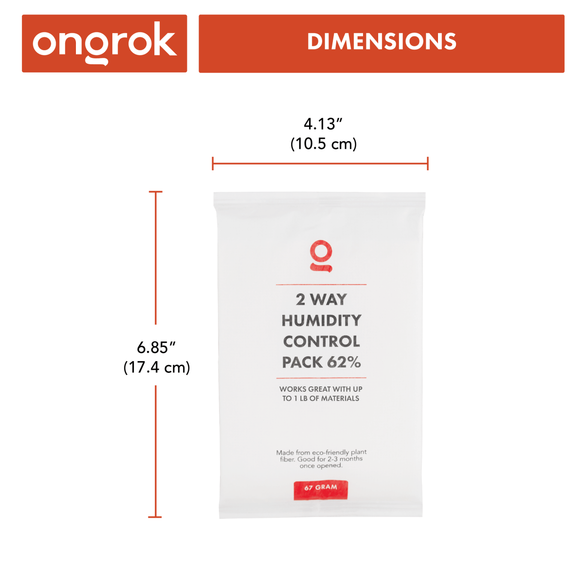 ONGROK USA 67 Gram Humidity Pack