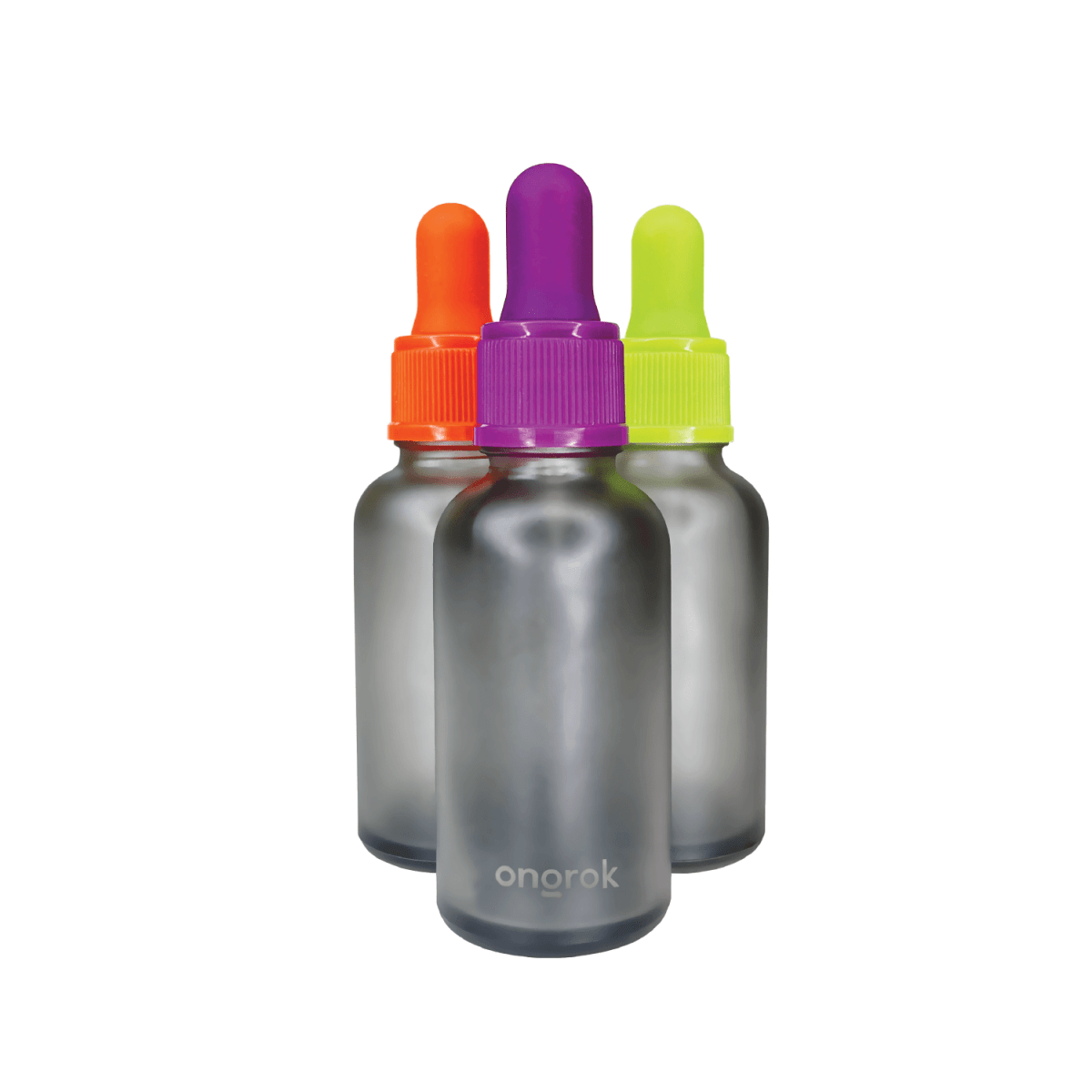 ONGROK USA Glass Dropper Jars, 6 pack