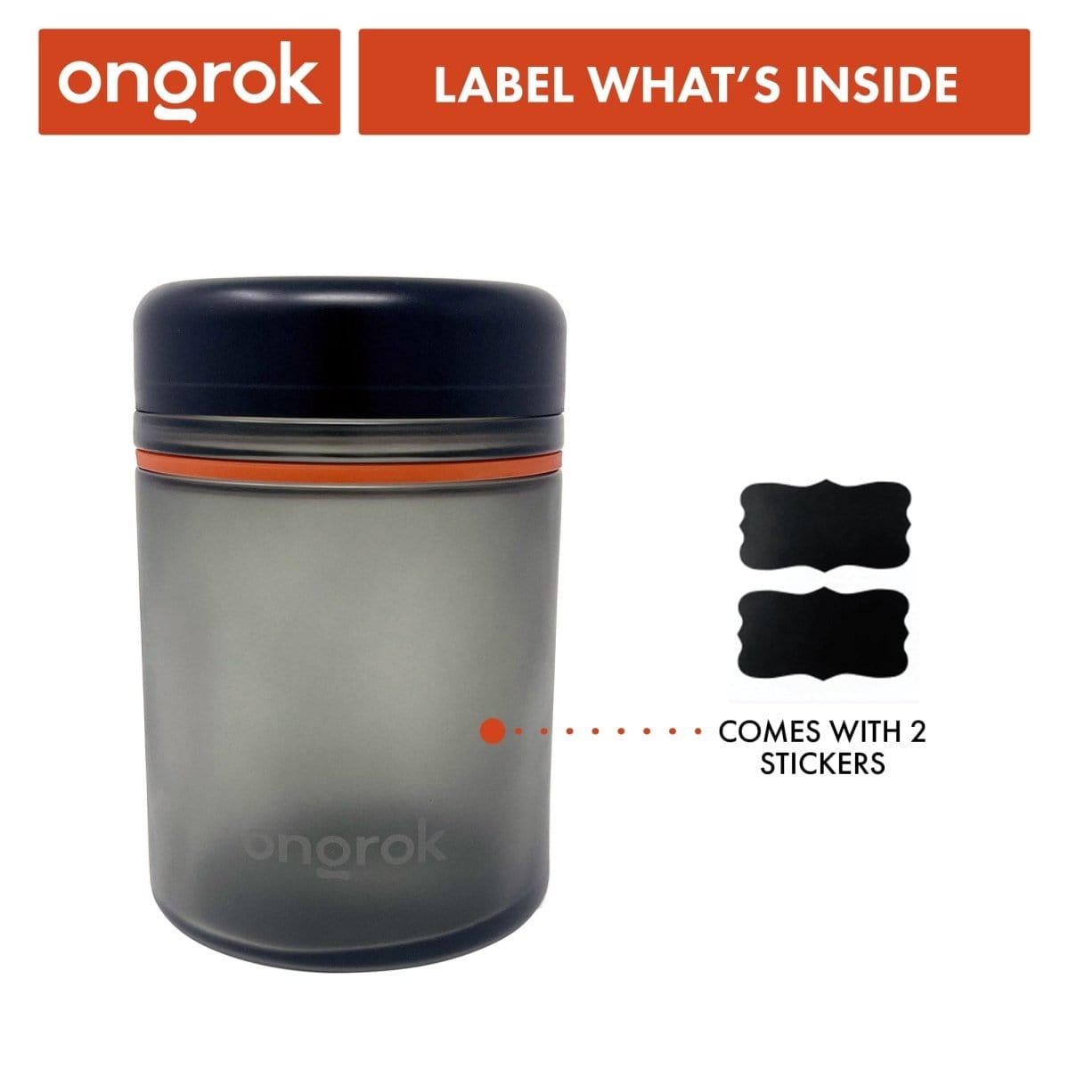ONGROK USA Home & Garden 1000ml Child Resistant Storage Jar, 1 pack