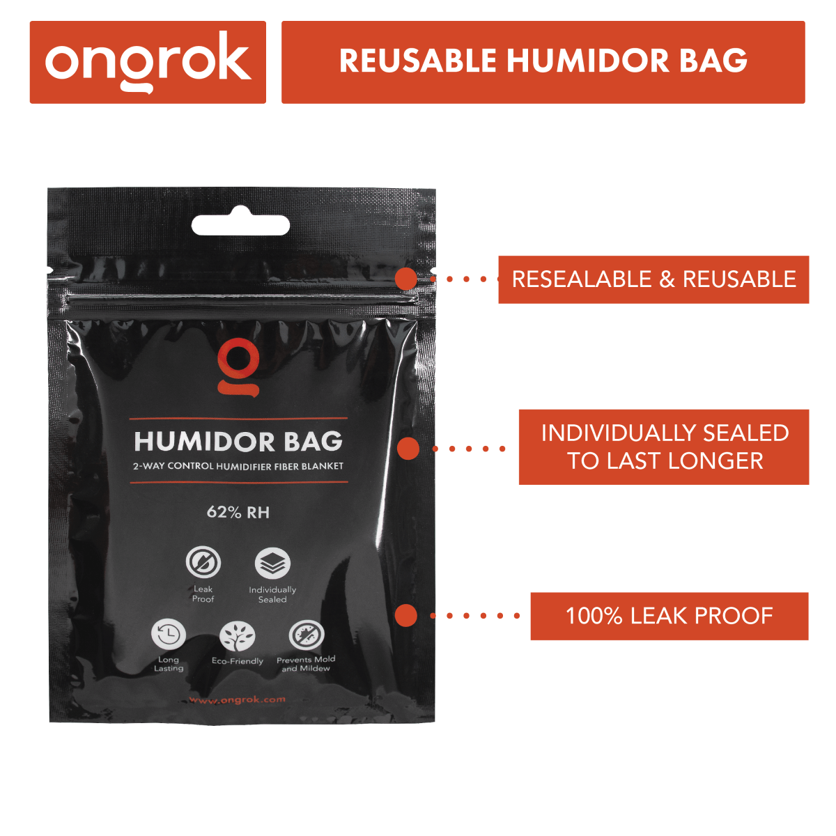 ONGROK USA Humidor Bags