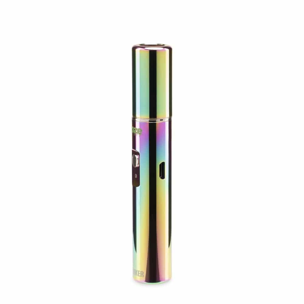 A centered, close-up view of the Ooze Tanker 510 Thread Thermal Chamber Vaporizer Battery, showcasing its sleek, metallic finish.
