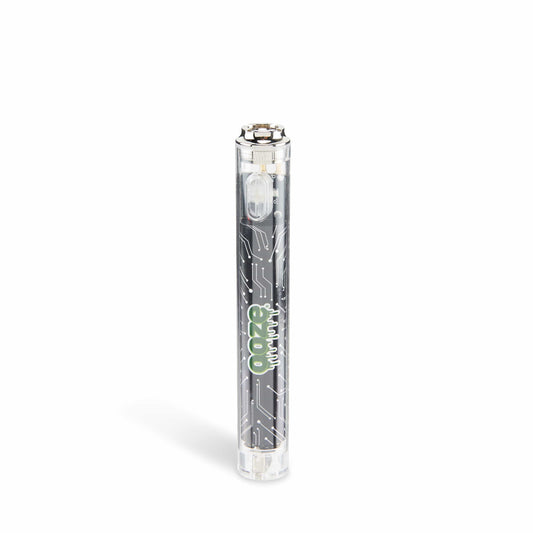 Ooze Batteries and Vapes Panther Black Slim Clear Series Transparent 510 Vape Battery