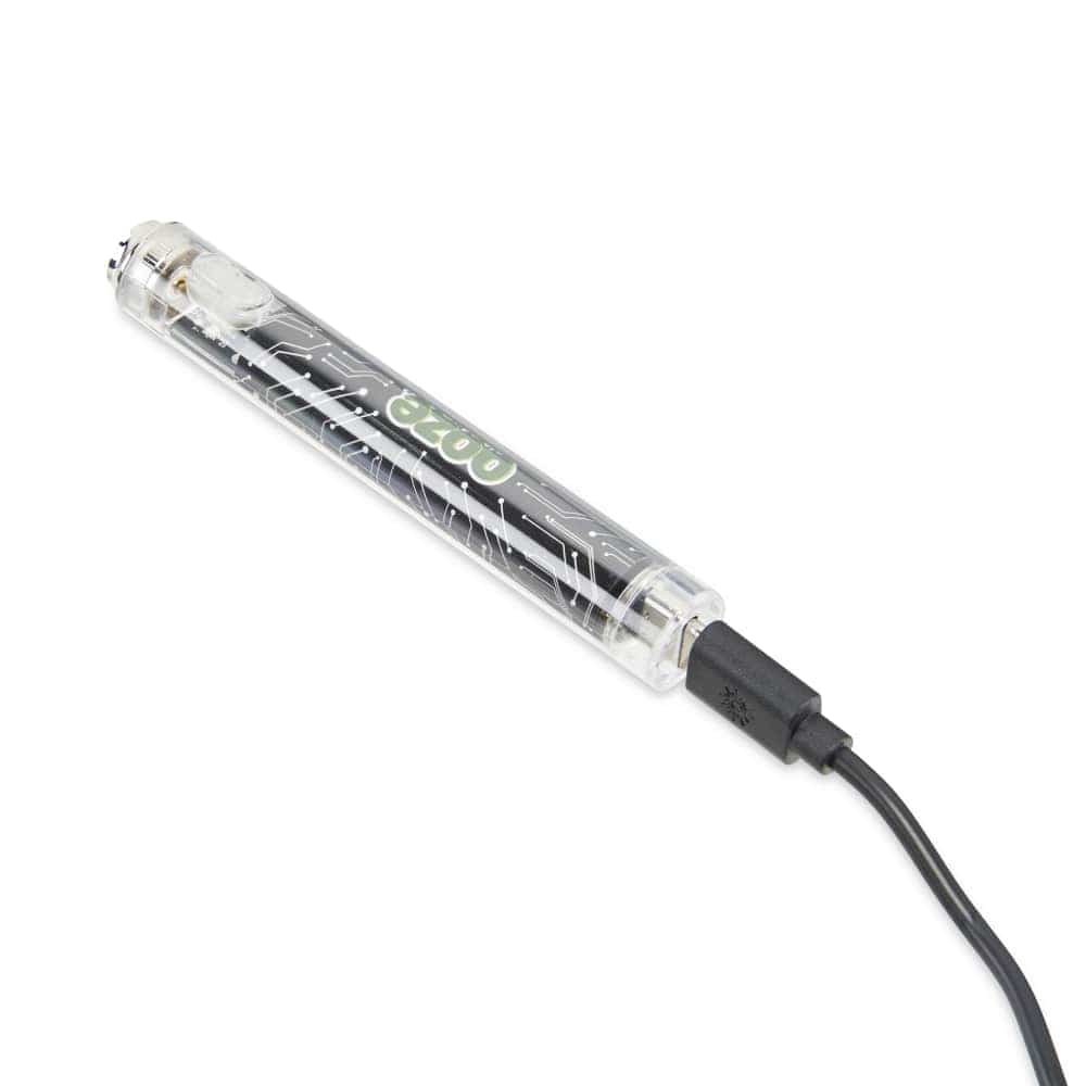 Ooze Batteries and Vapes Slim Clear Series Transparent 510 Vape Battery