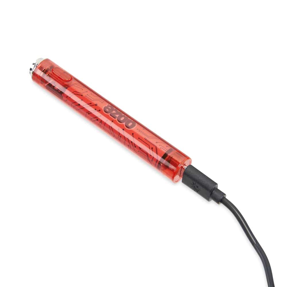 Ooze Batteries and Vapes Slim Clear Series Transparent 510 Vape Battery