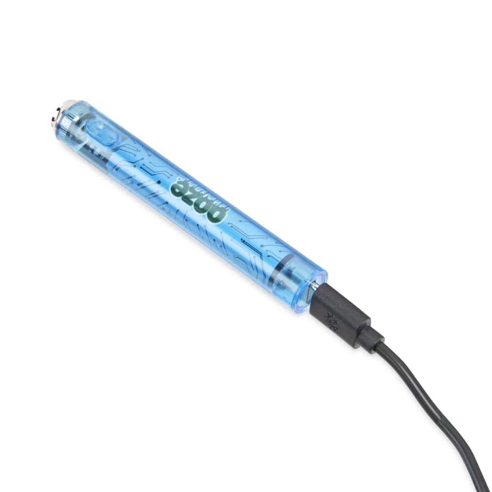 Ooze Batteries and Vapes Slim Clear Series Transparent 510 Vape Battery