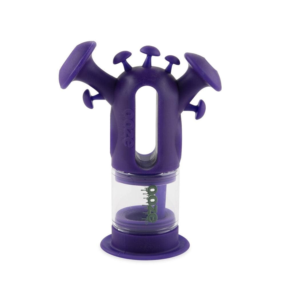 Ooze Silicone and Glass Purple Trip Pipe Silicone Bubbler