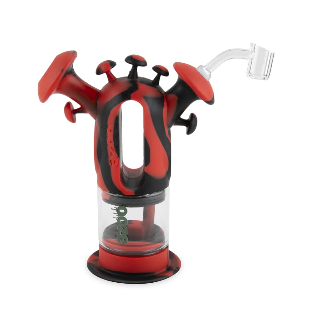 Ooze Silicone and Glass Trip Pipe Silicone Bubbler