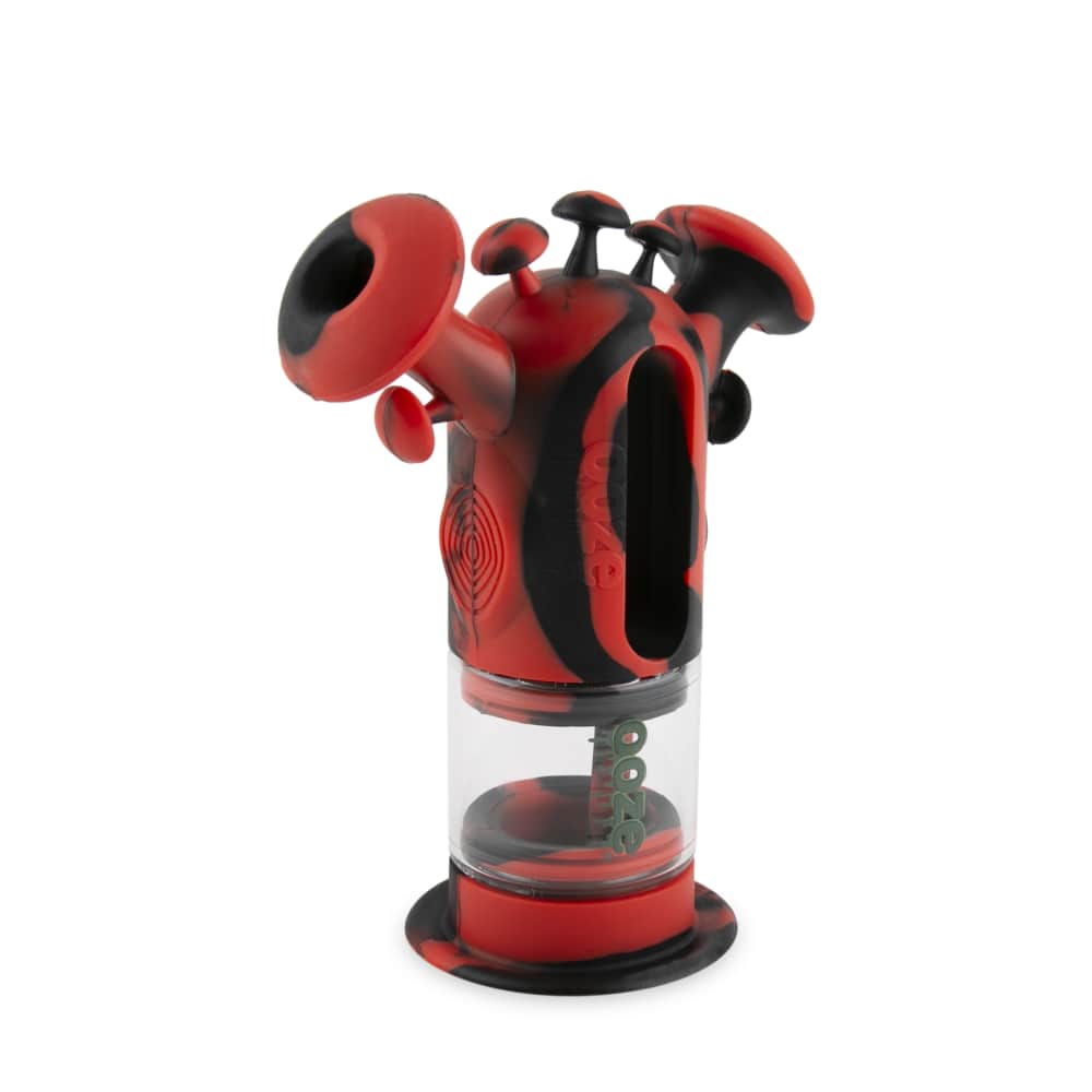 Ooze Silicone and Glass Trip Pipe Silicone Bubbler