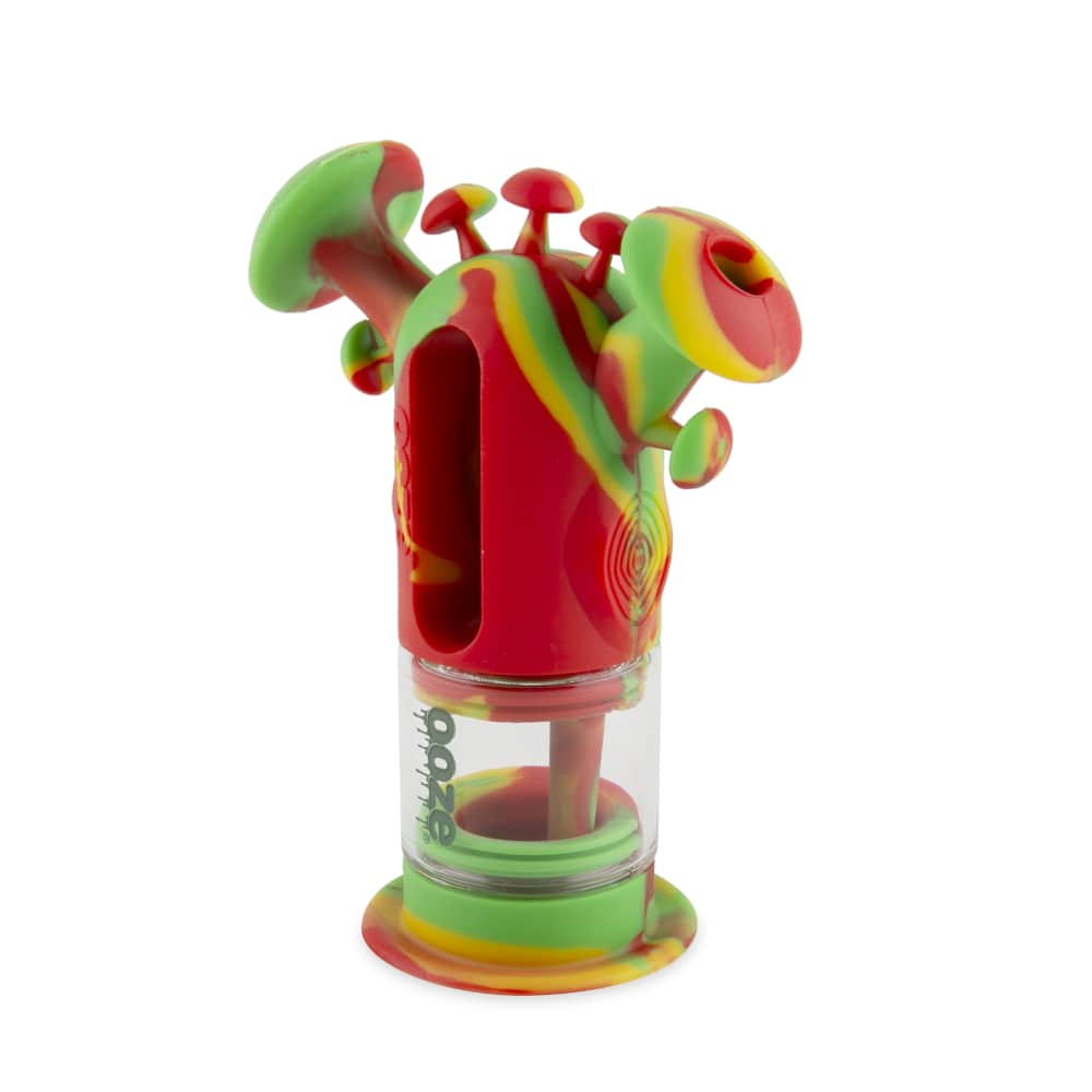 Ooze Silicone and Glass Trip Pipe Silicone Bubbler