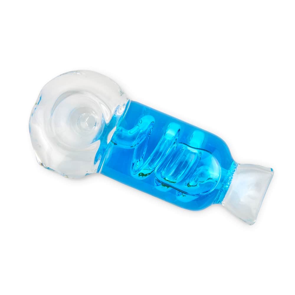 A close-up shows the Ooze Cryo Freezable Glycerin Glass Bowl, with a clear glass construction and a blue glycerin chamber.
