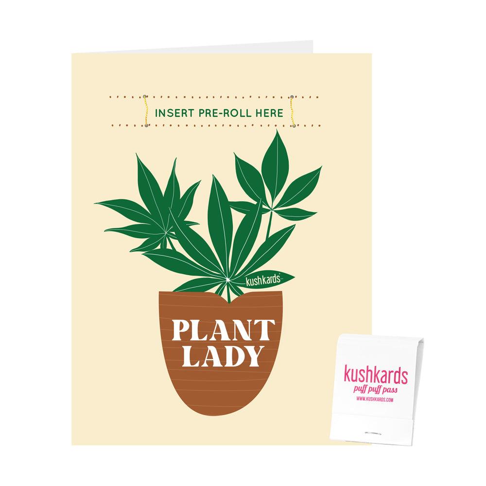 KushKards Greeting Card KushKard 🪴Plant Lady Cannabis Greeting Card
