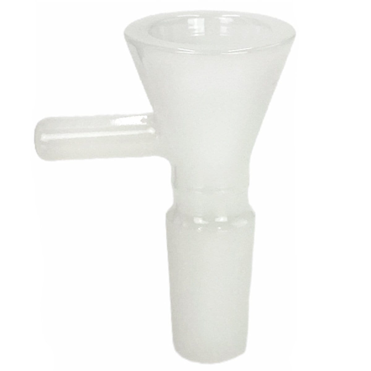 A close-up of the 14mm Bowls, showing a clear glass piece with a rounded shape and visible joint.