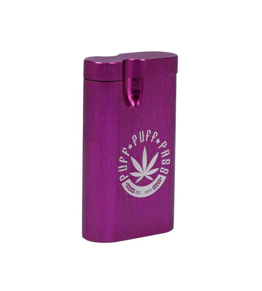 A close-up, angled shot of the Aluminum Dugouts, showing its metallic surface and simple rectangular form.