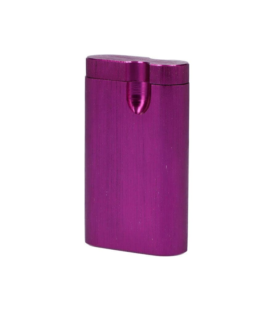 A studio shot of the Aluminum Dugouts, showcasing its sleek, metallic finish and rectangular form against a plain white background.