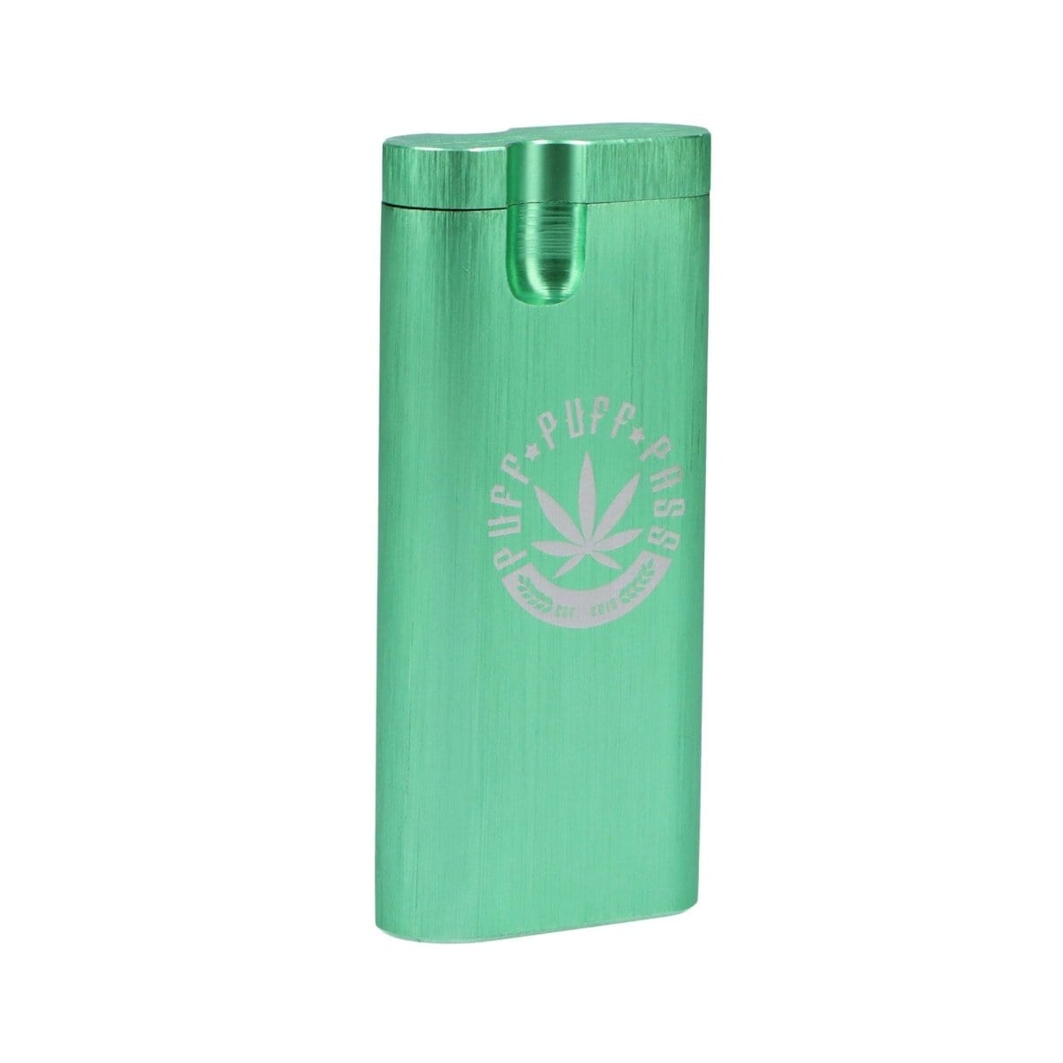 Front view of the Aluminum Dugouts, a silver, rectangular dugout with a smooth, metallic finish.