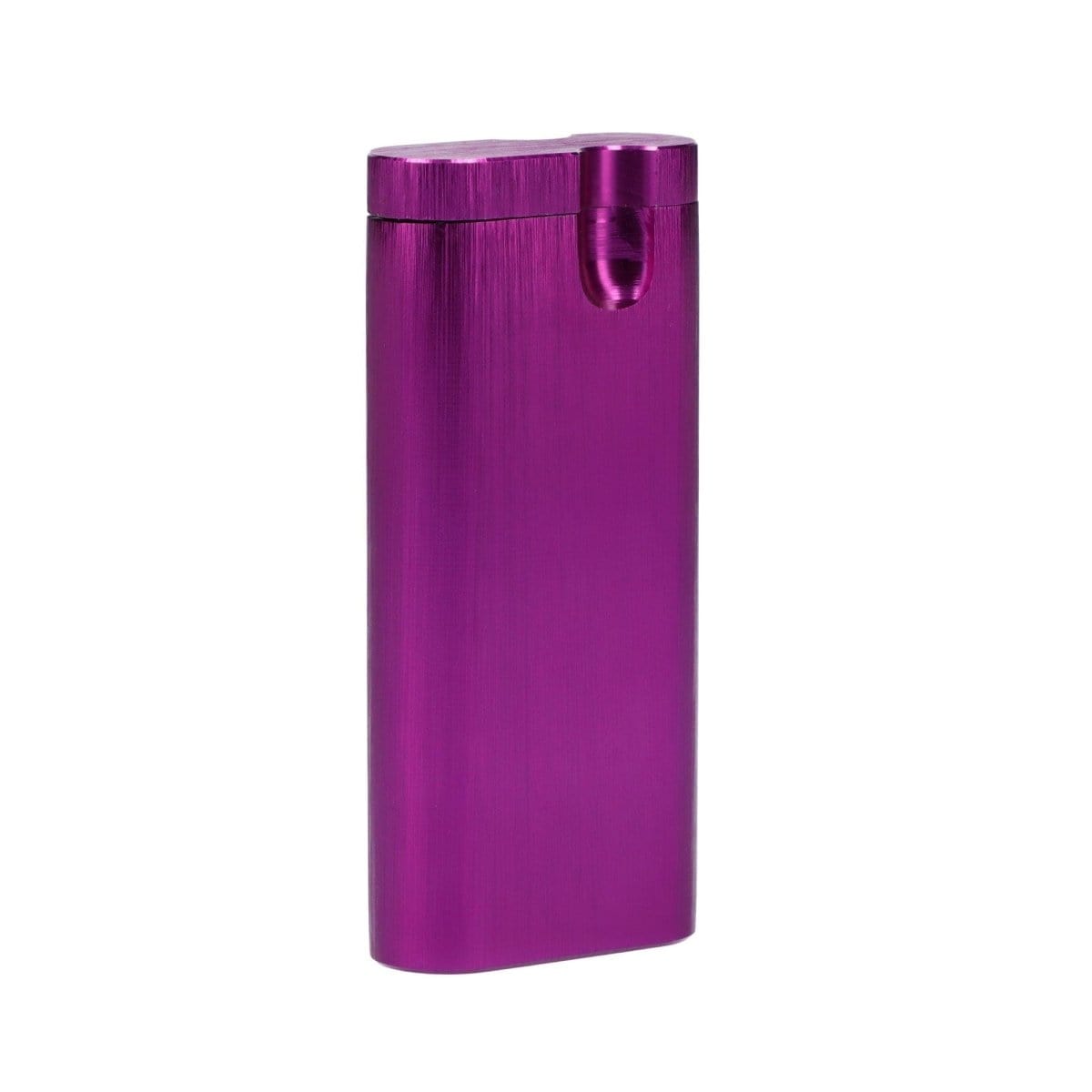 A sleek, silver Aluminum Dugout is displayed in a studio shot with a slightly angled, top-down perspective.