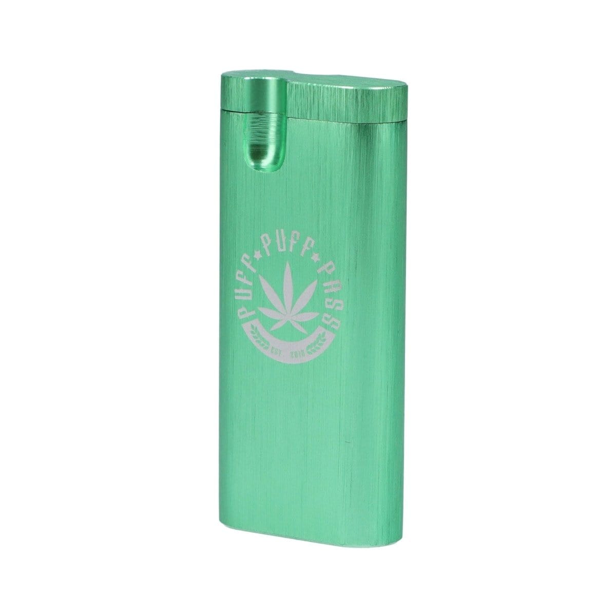 A front view of the Aluminum Dugouts, featuring a sleek, silver metallic case with a clean, minimalist design.