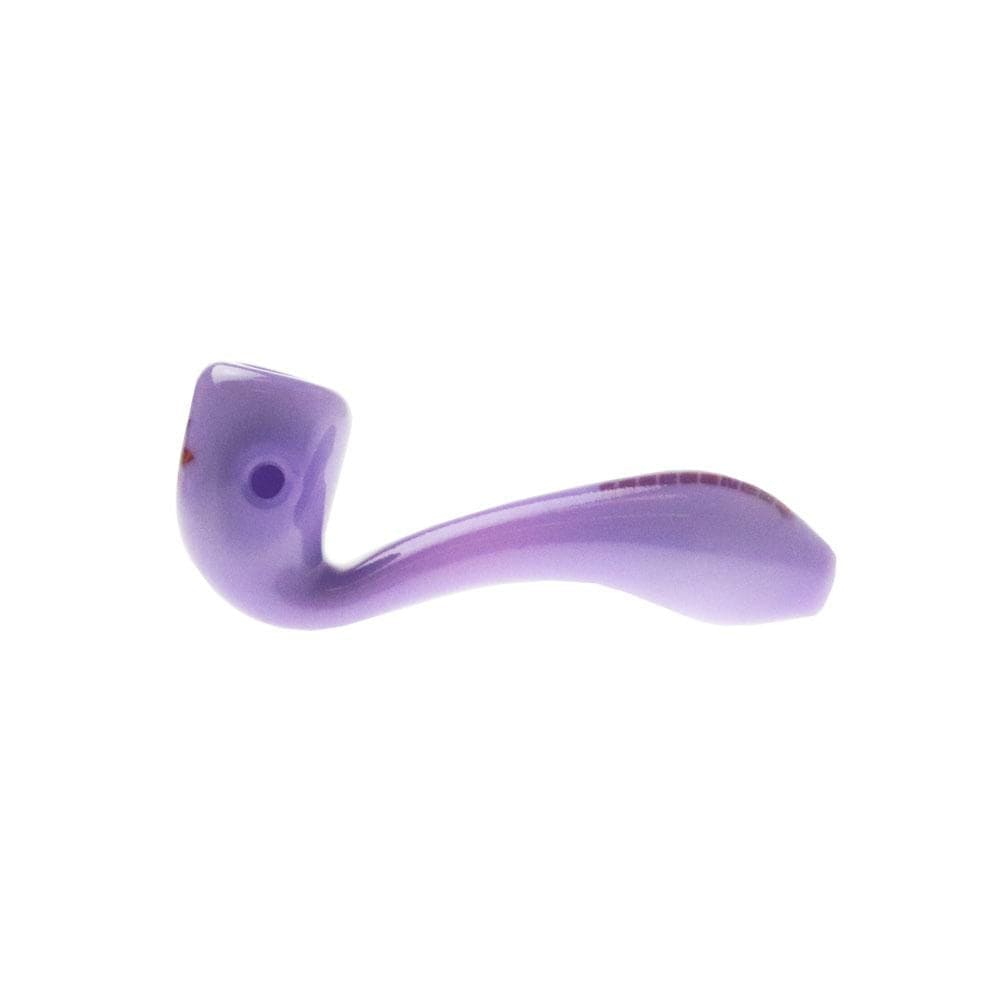 A side view of the 4" Sherlock Hand Pipe, showing the curved bowl and stem in a smooth, handheld design.