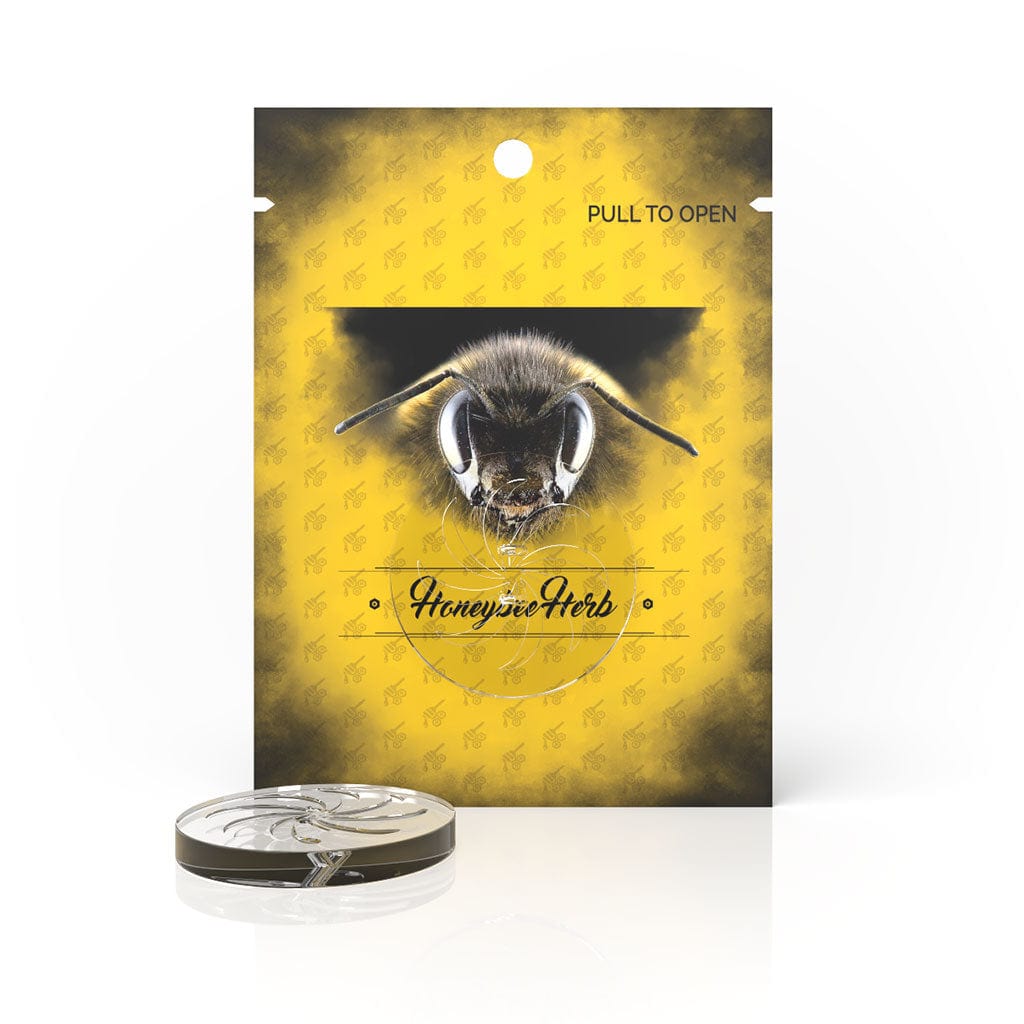 Honeybee Herb Quartz Whirlwind Disc  Carb Cap