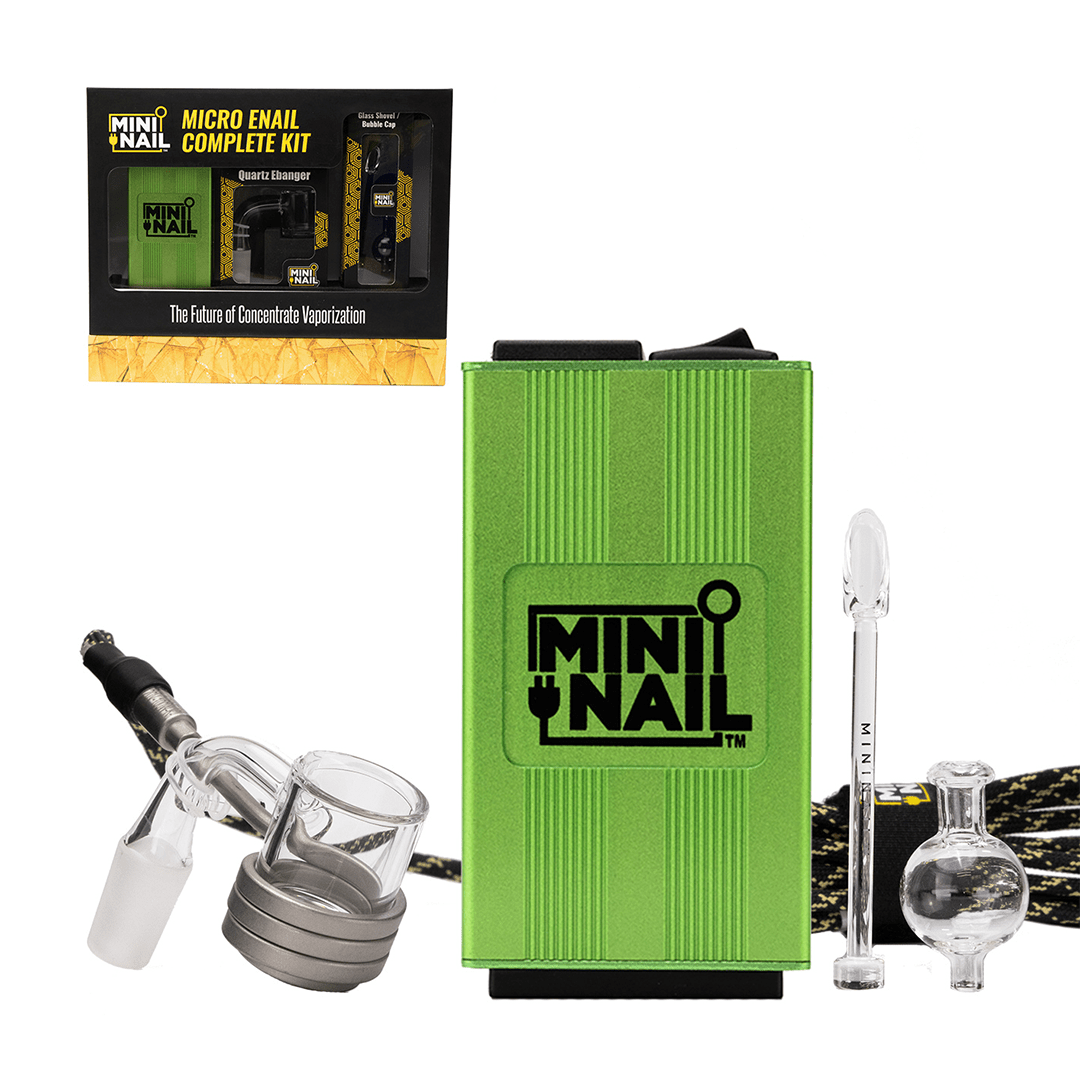 Mini Nail LLC E-Nail Green MiniNail Quartz Banger Enail Kit