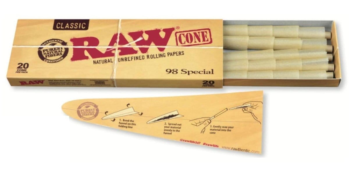 HBI Papers RAW Classic 98 Special Cone Pack