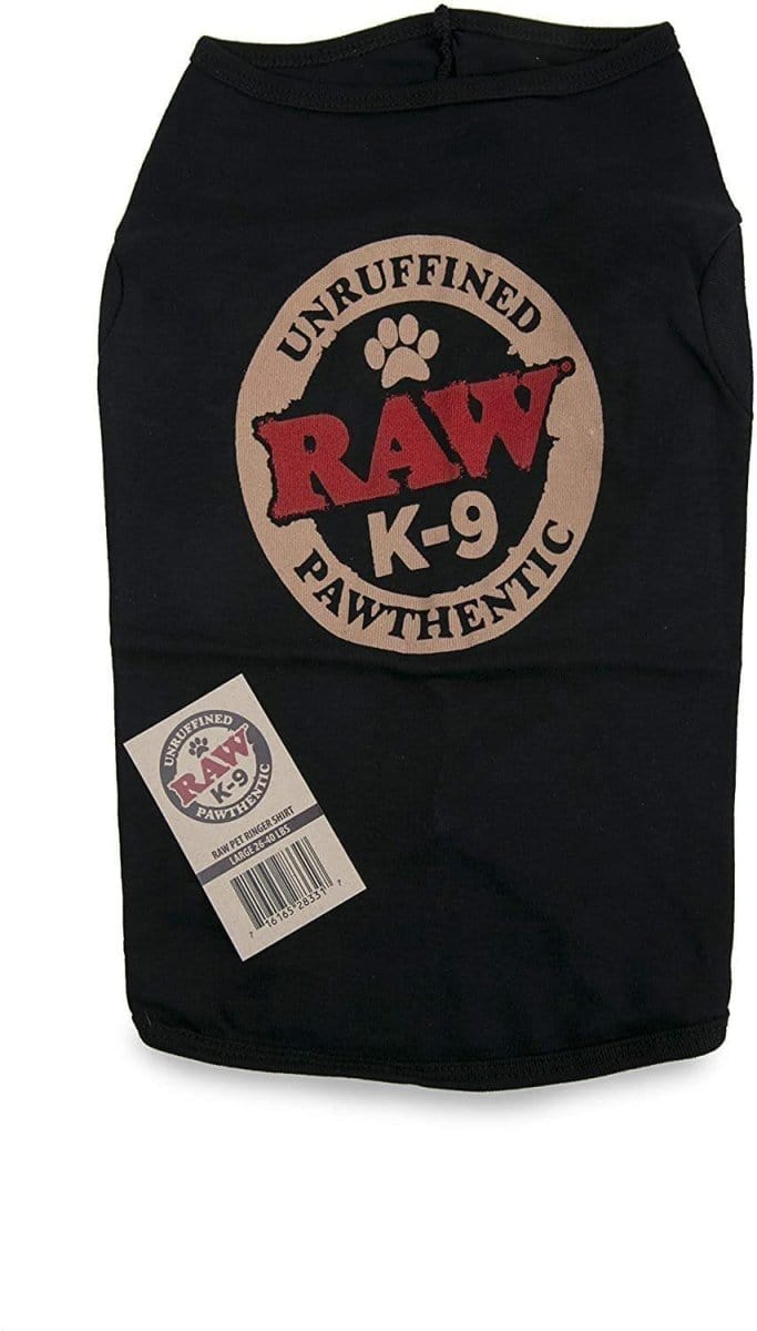 HBI Clothing L RAW K9 Ringer Tee for Dogs