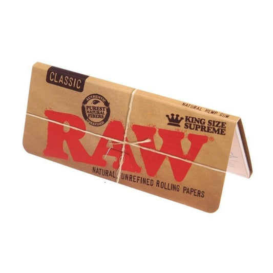 HBI Papers RAW Natural Supreme Creaseless King Size Rolling Papers