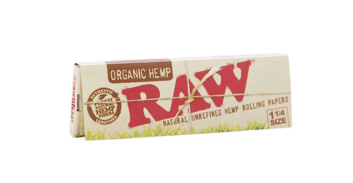 HBI Papers RAW Organic Hemp 1 1/4 Rolling Papers