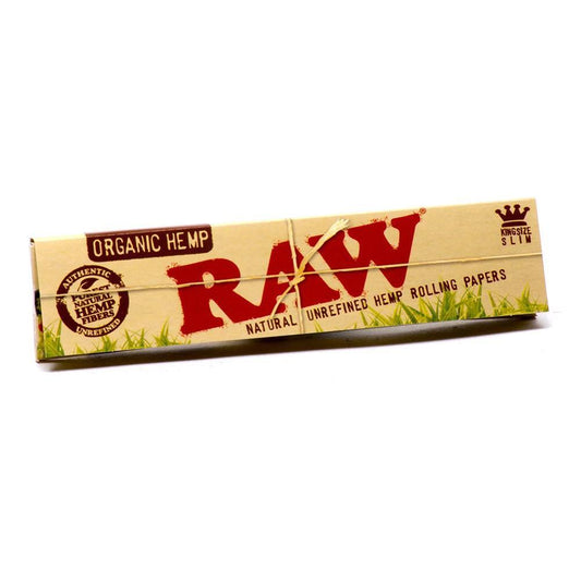 HBI Papers RAW Organic Hemp King Size Slim Rolling Papers