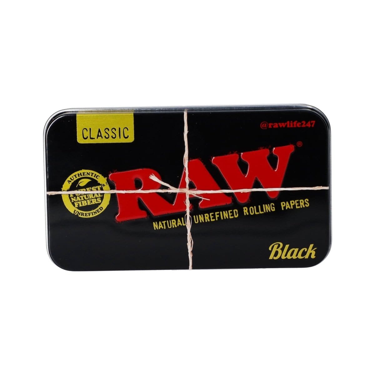 RAW Storage RAW Black Metal Tin Storage Box