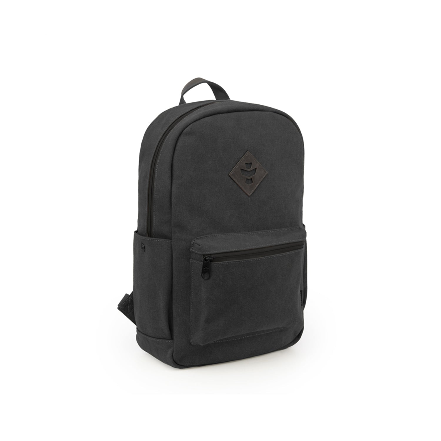 The Explorer - Smell Proof Backpack is shown in a three-quarter view against a plain white background.