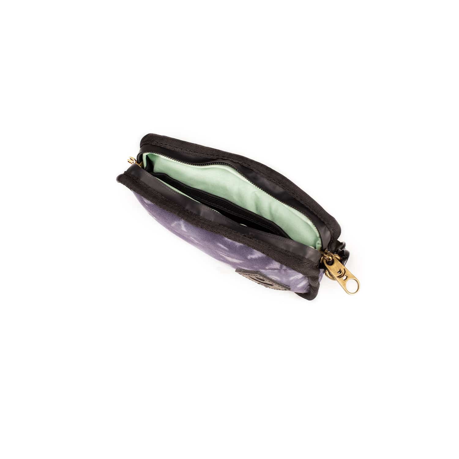 An open The Gordito - Smell Proof Padded Pouch is shown from above, revealing a soft, padded interior against a neutral background.