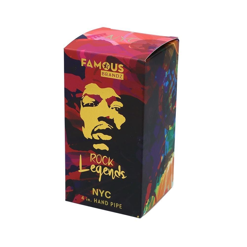 Rock Legends Hand Pipe Jimi Hendrix NYC 4" Spoon Pipe