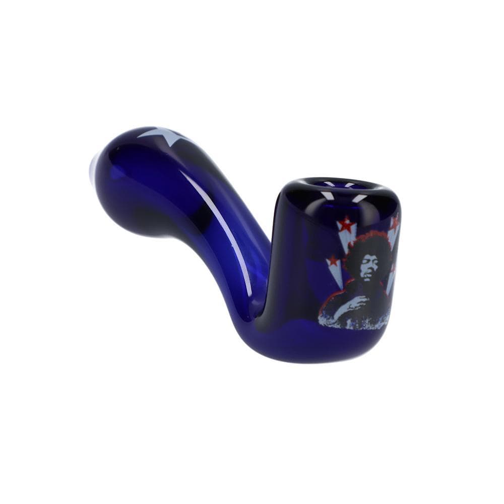 Rock Legends Hand Pipe Jimi Hendrix Star 4" Sherlock Pipe