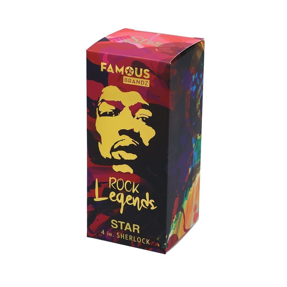 Rock Legends Hand Pipe Jimi Hendrix Star 4" Sherlock Pipe