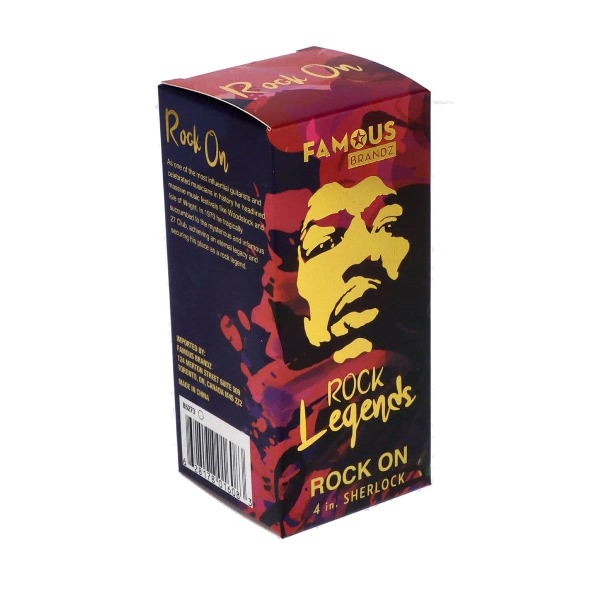Rock Legends Hand Pipe Jimi Rock On 4" Sherlock Pipe