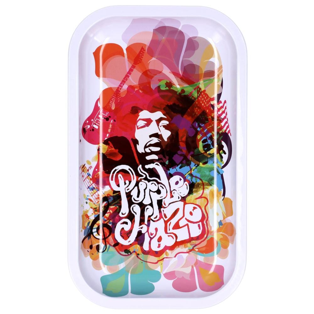 Rock Legends ROLLING TRAYS medium Rock Legends Jimi Rainbow Haze Rolling Tray