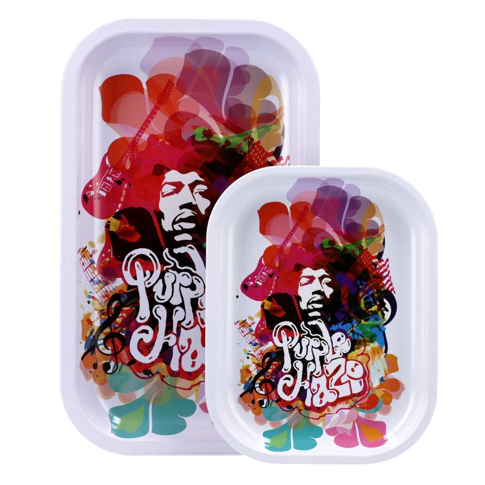 Rock Legends ROLLING TRAYS Rock Legends Jimi Rainbow Haze Rolling Tray