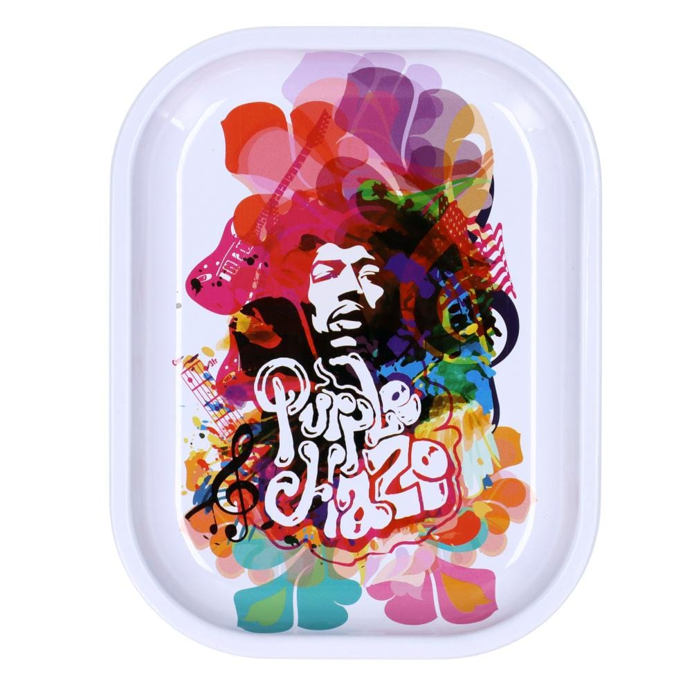 Rock Legends ROLLING TRAYS small Rock Legends Jimi Rainbow Haze Rolling Tray