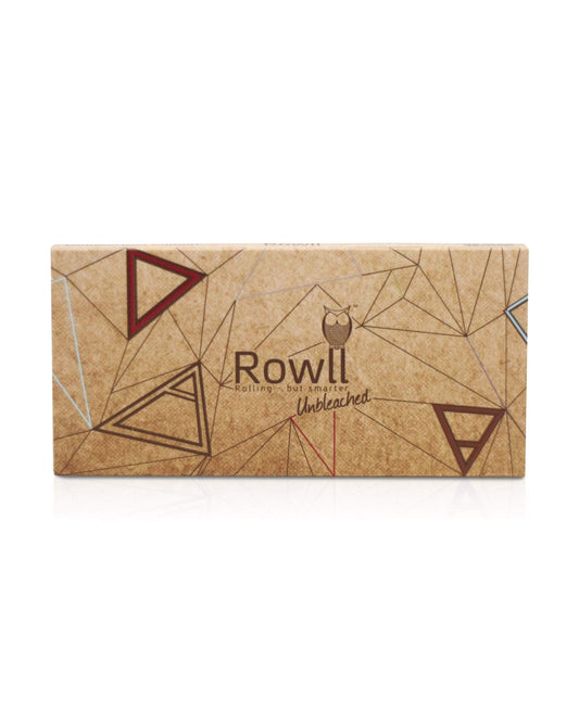 Rowll Rolling Papers Single All in One Rolling Paper Kit w/ Grinder - Unbleached