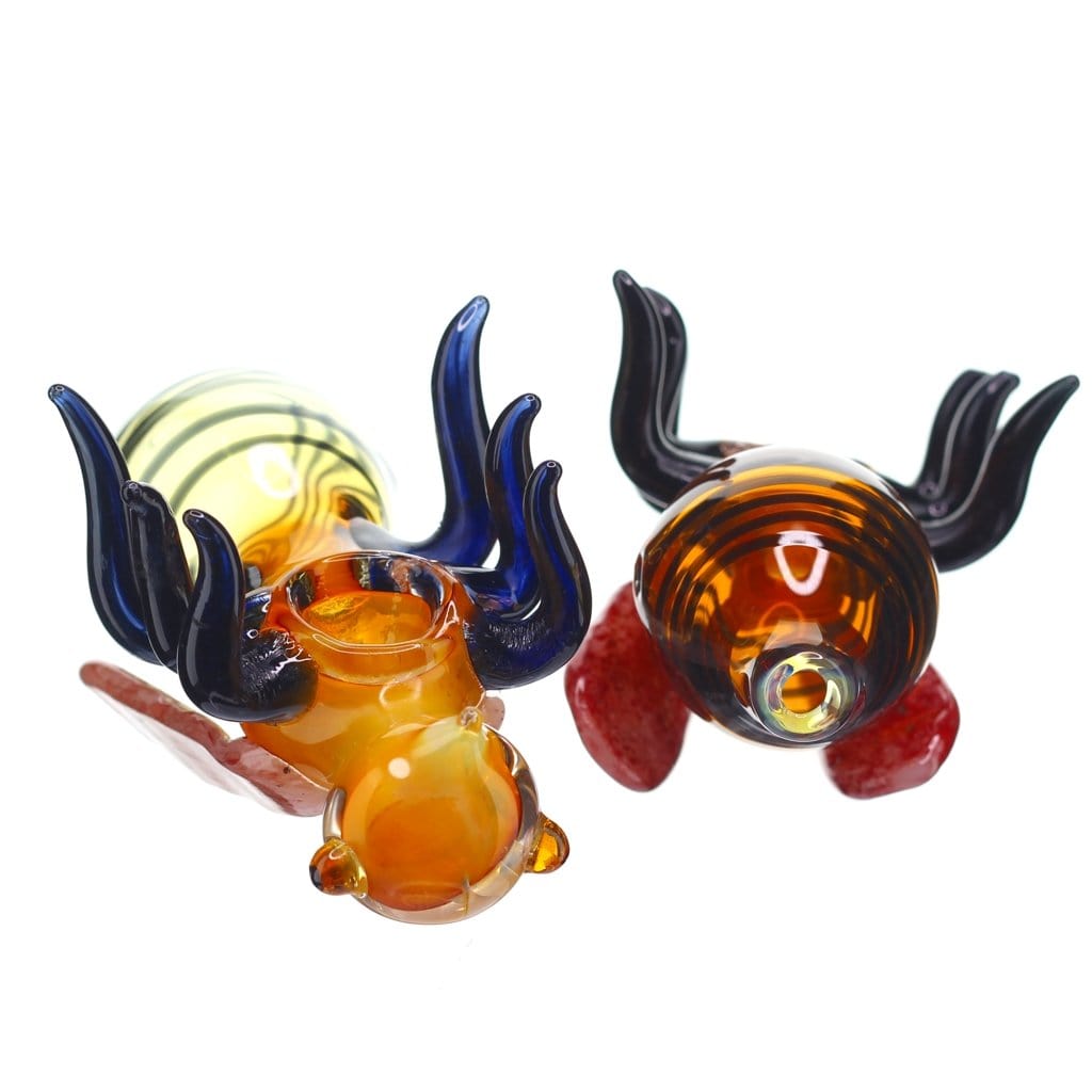 Lotus Glass Save The Bees Dry Pipe