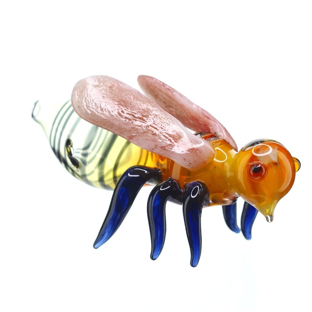 Lotus Glass Stationed Bee Save The Bees Dry Pipe