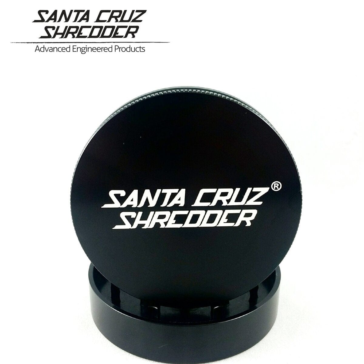 Santa Cruz Shredder Grinder Black Santa Cruz Shredder 2 Piece Medium Grinder
