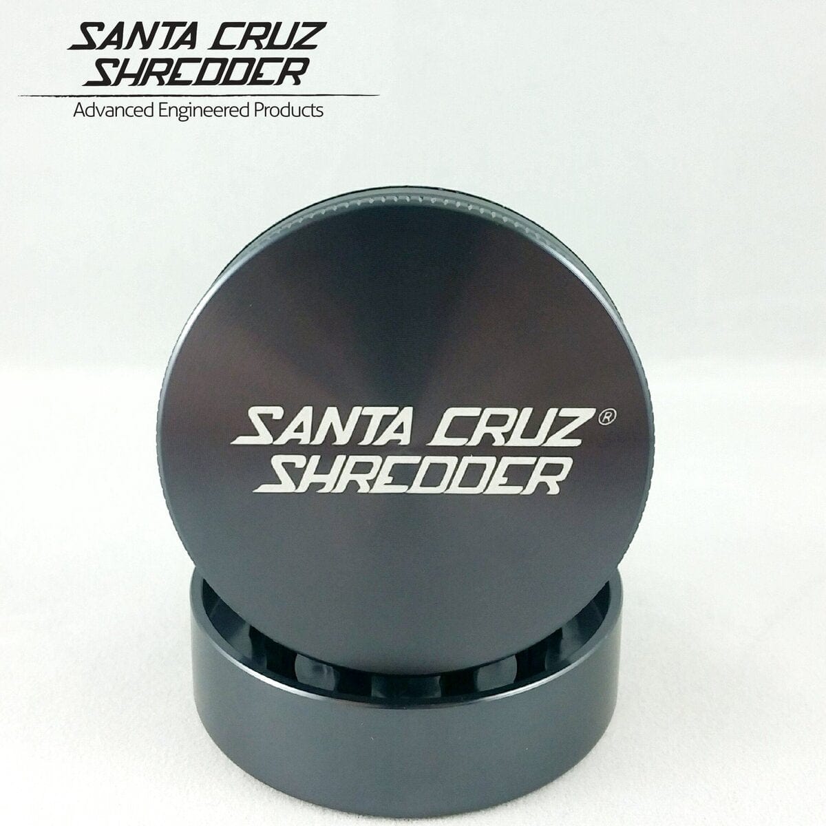 Santa Cruz Shredder Grinder Grey Santa Cruz Shredder 2 Piece Medium Grinder