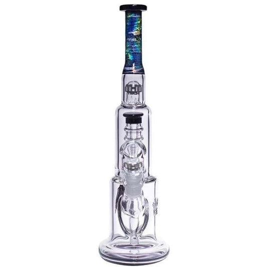 MM-TECH-USA Dabs Rigs Starry Night Shortie Tube with Chandelier by M&M Tech