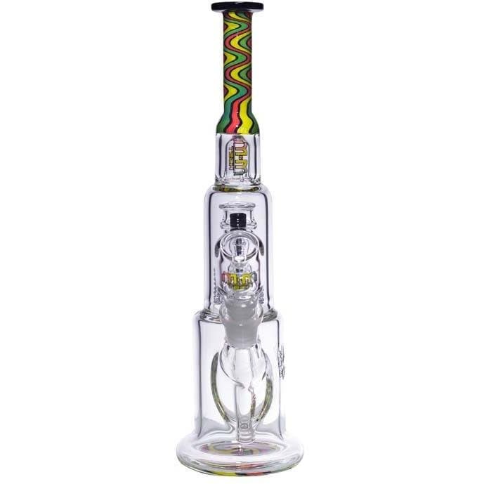 MM-TECH-USA Dabs Rigs Rasta Shortie Tube with Chandelier by M&M Tech