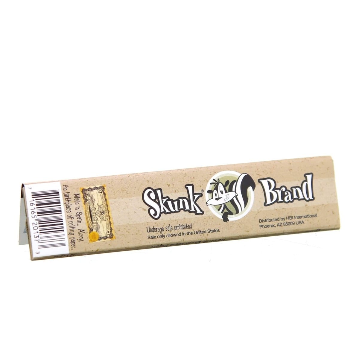 HBI Skunk Brand King Size Slim Rolling Papers