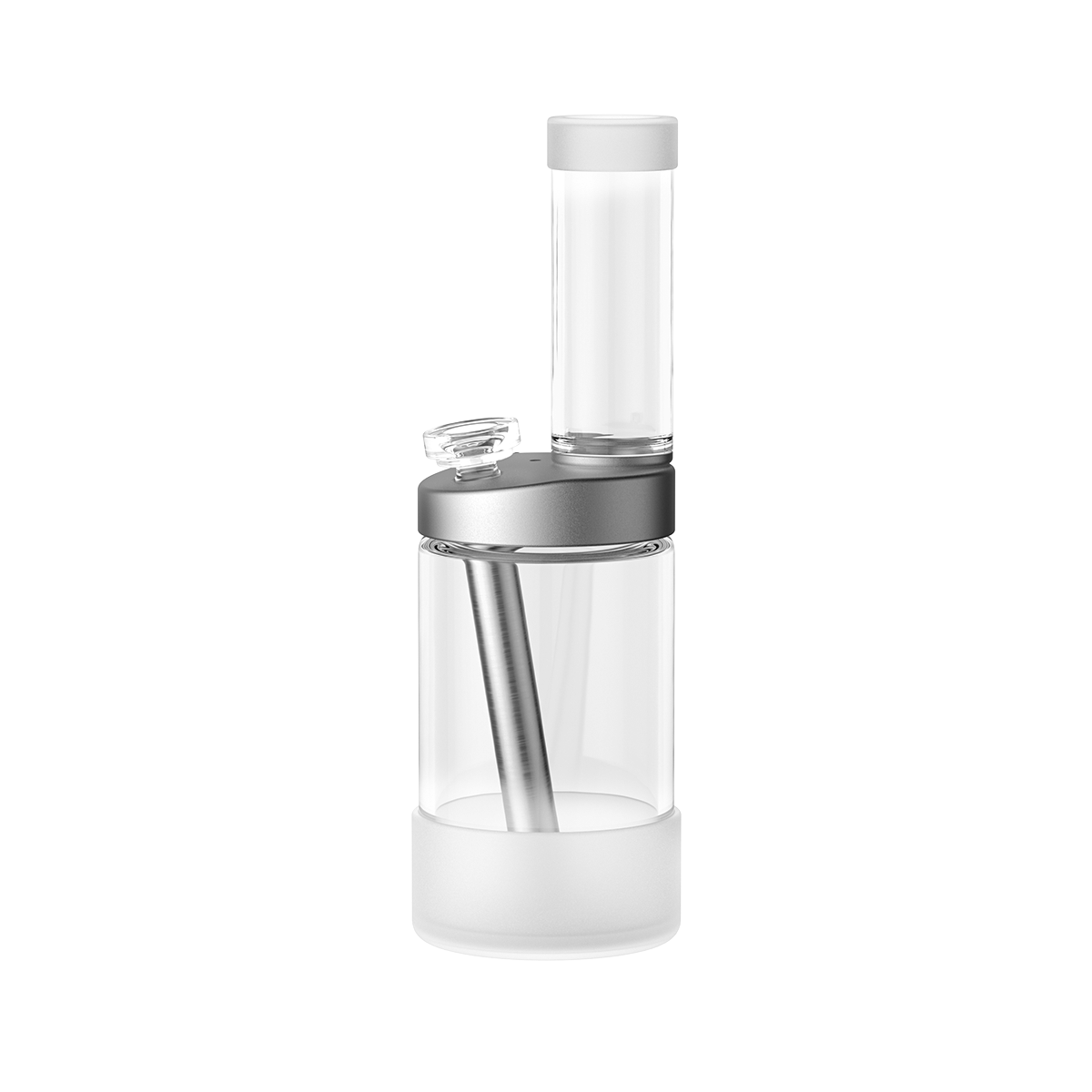 Smoke Honest Silver Capsule Water Pipe