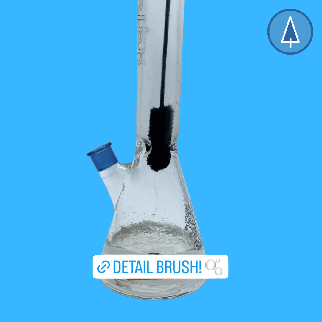 Close-up view of the Long High Quality Detail/Ice Catcher Brush, highlighting its bristles and slender design against a dark background.
