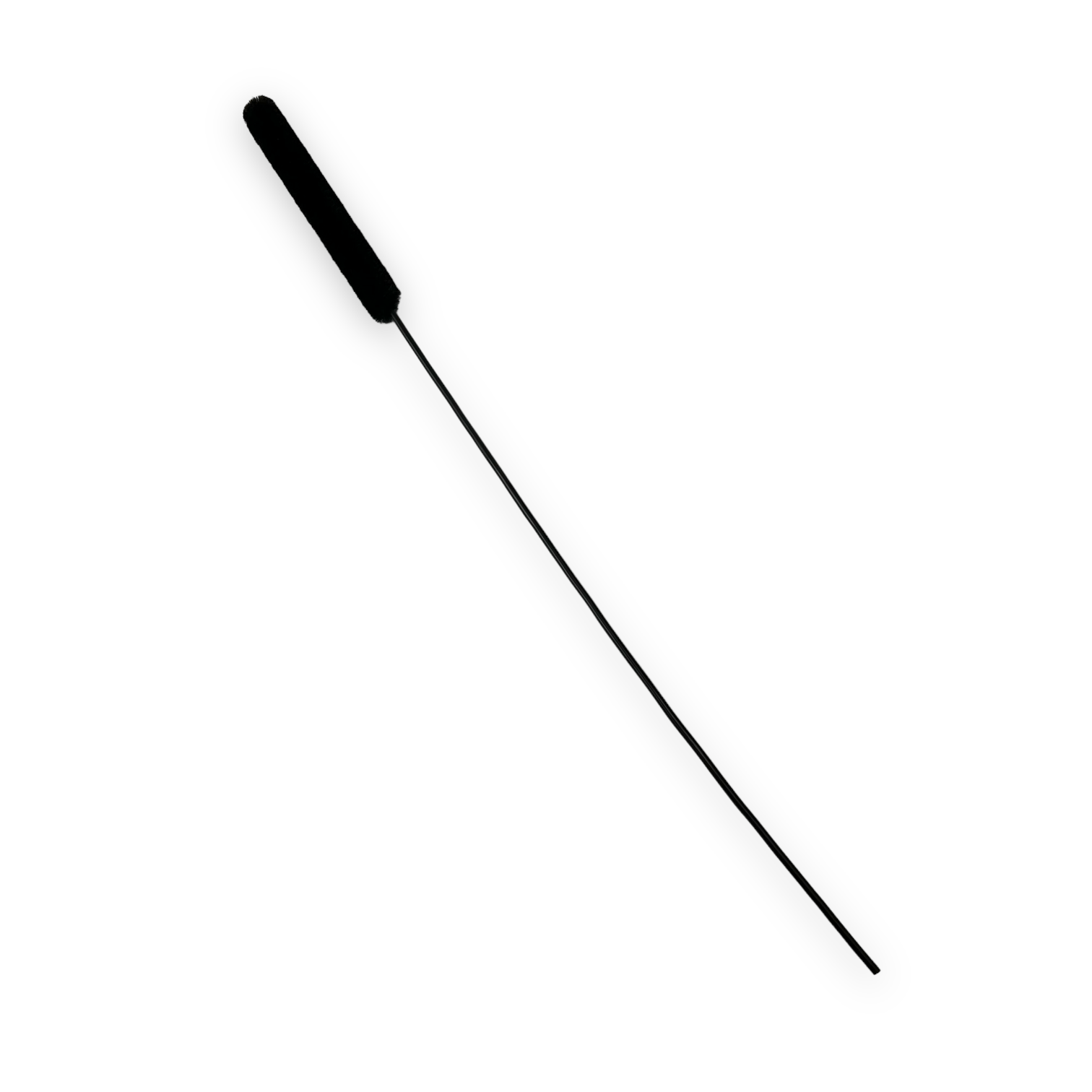 A close-up, side view of the Long High Quality Detail/Ice Catcher Brush with a slender, dark-colored tip.